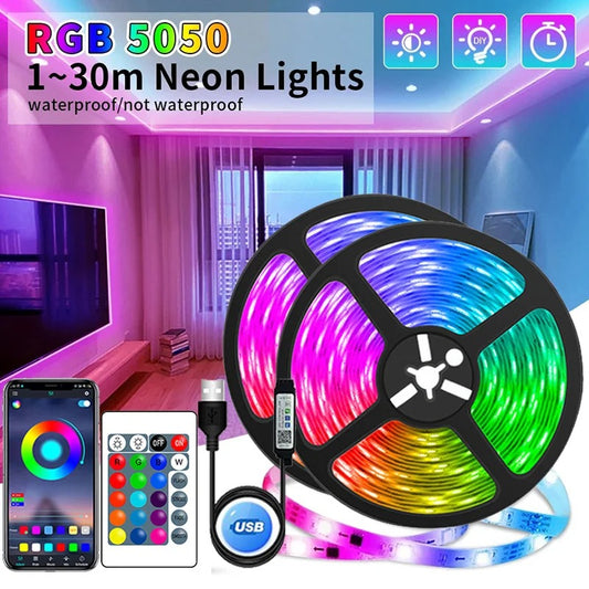 RGB LED-ljusremsor